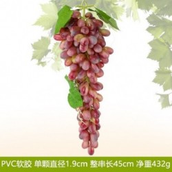 Méret: Szimulált szőlő - 60/85/110/Fejek Fekete Piros Zöld Simulált Szőlő Lógó ágak Mesterséges szőlő