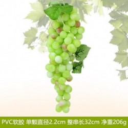 Méret: Szimulált szőlő - 60/85/110/Fejek Fekete Piros Zöld Simulált Szőlő Lógó ágak Mesterséges szőlő