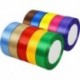 Piros szín - 6 mm - 50 mm karácsonyi szatén szalag szárny ajándék íj kézműves esküvői kellékek rendezvény