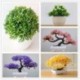 Szín: yunsong zöld - Több stílusú 1 db mesterséges növény Bonsai kis fa cserepes növények Bonsai növény díszek