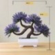 Szín: yunsong zöld - Több stílusú 1 db mesterséges növény Bonsai kis fa cserepes növények Bonsai növény díszek