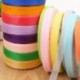 Szín: forró rózsa - 50 yard/tekercs 15 mm-es sifon organza szalag kézműves selyem szalag masni kézműves munkákhoz DIY