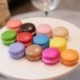 Méret: fangzhen makalong - 1db Szimulált Makaron Modell Hamis tortakrém Snack Lövés Kellékek Fényképezés Vázlat