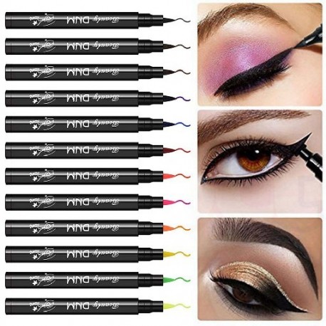 12 szín színes szemceruza készlet smink vízálló gyorsan szárad színes szemceruza toll szem smink kozmetika szemceruza