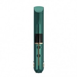 Szín: zöld - Vezeték nélküli mini hajvasaló göndörítő kerámia gyorsmelegítő lapos vasalók negatív ionos