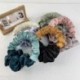 Szín: rózsaszín - Női Silk Scrunchy elasztikus, kézzel készített többszínű hajpánt lófarok tartó fejpánt