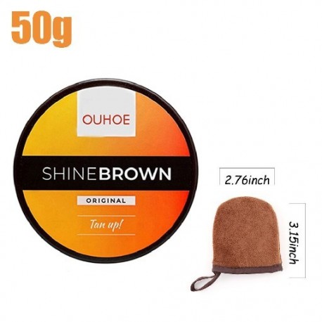 Szín: kesztyűvel - 100 g napbarnító krém Beach barnító barnító nappali barnító természetes fényvédő bronzosító