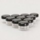 Szín: 03 - 10 DB Cosmetics Jar Box sminkkrém Nail Art kozmetikai gyöngy tárolóedény konténer kerek palack hordozható