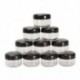 Szín: 03 - 10 DB Cosmetics Jar Box sminkkrém Nail Art kozmetikai gyöngy tárolóedény konténer kerek palack hordozható