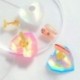 Szín: G - 1db Crystal Nail Art gyakorlat bemutató állvány Love Heart műköröm tartó UV gél lakk bemutató polc barkács