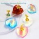 Szín: G - 1db Crystal Nail Art gyakorlat bemutató állvány Love Heart műköröm tartó UV gél lakk bemutató polc barkács