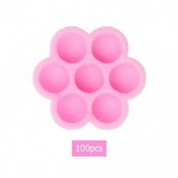 Szín: A 100 DB - 100 db eldobható szempilla ragasztó csésze tetováló tinta tartó tetováló pigment tartály szempilla