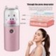 Szín: rózsaszín - 30 ml Cute Cow Mini légpárásító arcpermetező porlasztó Arcgőzölő hordozható csendes diffúzor