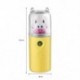 Szín: rózsaszín - 30 ml Cute Cow Mini légpárásító arcpermetező porlasztó Arcgőzölő hordozható csendes diffúzor
