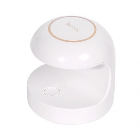 Fehér szín - Mini körömszárító UV lámpás manikűrgép egyujjas Nails Art Tool géllakk 18W körömszárító LED