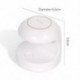 Fehér szín - Mini körömszárító UV lámpás manikűrgép egyujjas Nails Art Tool géllakk 18W körömszárító LED