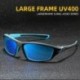 Fekete szín - Professzionális Férfi Éjjellátó Szemüvegek Polarizált Napszemüvegek UV400 Futó Túrázás Autós