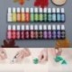 Szín: Virágzöld - 26 szín 10 ml epoxi UV gyanta keverék színes festék színező gyanta pigment gyorsan száradó barkács
