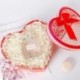 Szín: rózsaszín piros - 50g/100g/500g Színes aprított papír díszdoboz töltő esküvői csomagolóanyag aprított