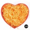 Szín: sötét narancs - 50g/100g/500g Színes aprított papír díszdoboz töltő esküvői csomagolóanyag aprított