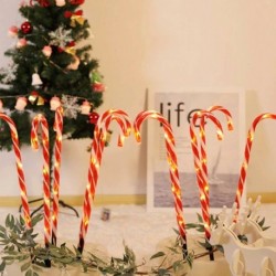 Szín: akkumulátor - Karácsonyi Candy Cane Pathway Lights Újévi Ünnepi Fények Kültéri Karácsonyi Candy Cane Light Kert
