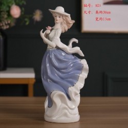 Szín: 9 - Európa Kerámia Szépség Figurák Lakberendezés Mesterségek Lakberendezés Nyugati Dísz Porcelán kézműves