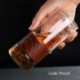 Szín: fekete B - Kiváló minőségű dupla üvegű kulacs tokkal Tea Vizes palack Környezetbarát Drink Infuser Tumbler