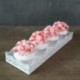 Fehér szín - Téglalap tálca cupcake fehér esküvői torta eszközök kijelző dekoráció party rendezvény otthoni