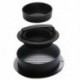 Fehér szín - ABS Hamburger Press Hamburger Maker Kerek formájú tapadásmentes Chef szelet formák Pogácsasütő Hamburger