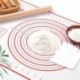 Szín: piros 60x40cm - Szilikon sütőszőnyeg pizza tésztakészítő tészta Konyha kütyü Főzőeszközök Eszközök