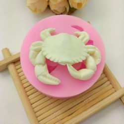 Aranyos rák alakú óceán téma Fondant tortadísz szilikon forma cukorka barkácsolás csokoládé forma torta formák