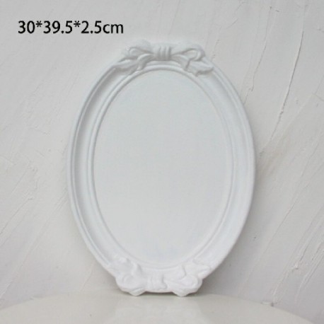 Szín: fehér L - Ornamen Nampan Masuk Angin Log Busur Piring Ruang Tamu Meja Kopi Buah Piring Buah Panci Makanan Pennutup