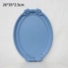 Szín: világoskék S - Ornamen Nampan Masuk Angin Log Busur Piring Ruang Tamu Meja Kopi Buah Piring Buah Panci Makanan Pennutup