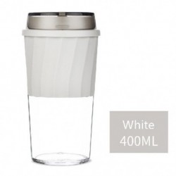 Szín: 400 ml fehér - Kualitas Tinggi 300Ml/400Ml Bahan Tritan Botol Air Antibocor Botol Minum BPA Gratis Cangkir Kopi Anti