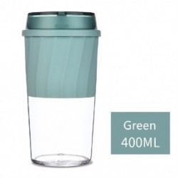 Szín: 400 ml zöld - Kualitas Tinggi 300Ml/400Ml Bahan Tritan Botol Air Antibocor Botol Minum BPA Gratis Cangkir Kopi Anti