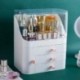Szín: 19 - Smink szervező Kotak Penyimpanan Kosmetik Jenis Laci Kotak Masker Desktop Menyelesaikan Rak Tahan Debu Lipstik