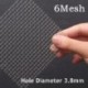 Szín: 6 háló 3,8 mm - 100x50cm 304 rozsdamentes acél háló szűrő háló fém elülső javítás Fix szövött huzal