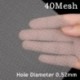 Szín: 40 Mesh 0,52 mm - 100x50cm 304 rozsdamentes acél háló szűrő háló fém elülső javítás Fix szövött huzal