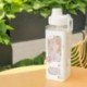 Űrtartalom: 900 ml - Kawaii Bear kulacs lányoknak Aranyos műanyag nyári iskolai italos palack csészékkel BPA mentes 700