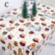 Szín: C elf santa - Újévi asztaldíszek 2021 Eldobható terítő KarácsonyX Natal Xmas Decor \\dornos para arbol de navidad