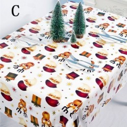 Szín: C elf santa - Újévi asztaldíszek 2021 Eldobható terítő KarácsonyX Natal Xmas Decor \\dornos para arbol de navidad