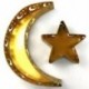 Szín: arany készlet - 2021 Crescent Moon Srar Eid Ramadan Party Étkezési tálaló étkészlettartó Dekorációs Dísz
