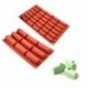 Szín: 15 lyuk - 9/30 lyukú szilikon tortaforma geometriai kocka négyzet alakú konyhai sütőeszköz Brownie sifon formák