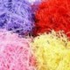 Szín: Glitterchampagne - 10/30/50/100g papír raffia aprított dekoráció barkács dekor kiegészítők konfetti díszdoboz