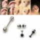 Fehér szín - 20 db Piercing gyógyító szilikon korongok Fix gyűrű a fülbevaló hátuljához Átlátszó lemezpárnák a