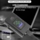 Szín: USB kábellel - T6 LED kerékpáros lámpa első USB újratölthető MTB országúti hegyi kerékpár lámpa zseblámpa 6