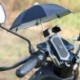Szín: sötétkék - Mobiltelefon tartó esernyő napernyő Rugalmas vízálló porálló mobiltelefon esernyő elektromos