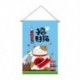 Szín: 09 - 45x30 cm Japán stílusú Sushi Bolt Zászló Lucky Cat Lógó Függöny Fesztivál Hotel Étterem Sármány Banner