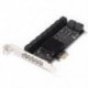 Szín: 20 port - 16/20 portos SATA PCIE adapter PCI-Express X1-SATA 3.0 vezérlő bővítőkártya PCIe-SATA III konverter 6Gbps