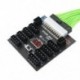5V/12V 24Pin-4pin 6pin ATX tápegység Breakout Board 800W szerveradapter bányászati géphez csatlakozó LED kijelző modul